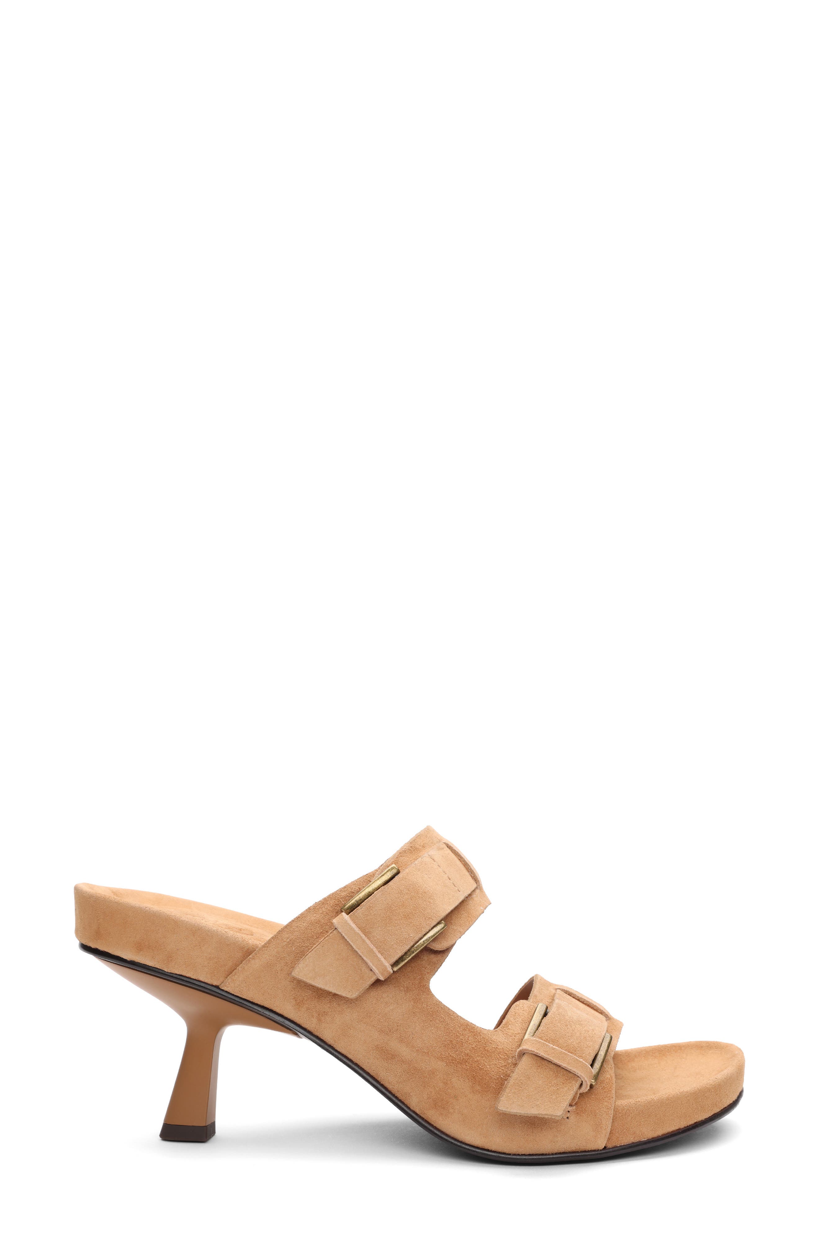 Ash Jakarta Genuine Calf Hair Slide Sandal, Alternate, color, Moka Mou