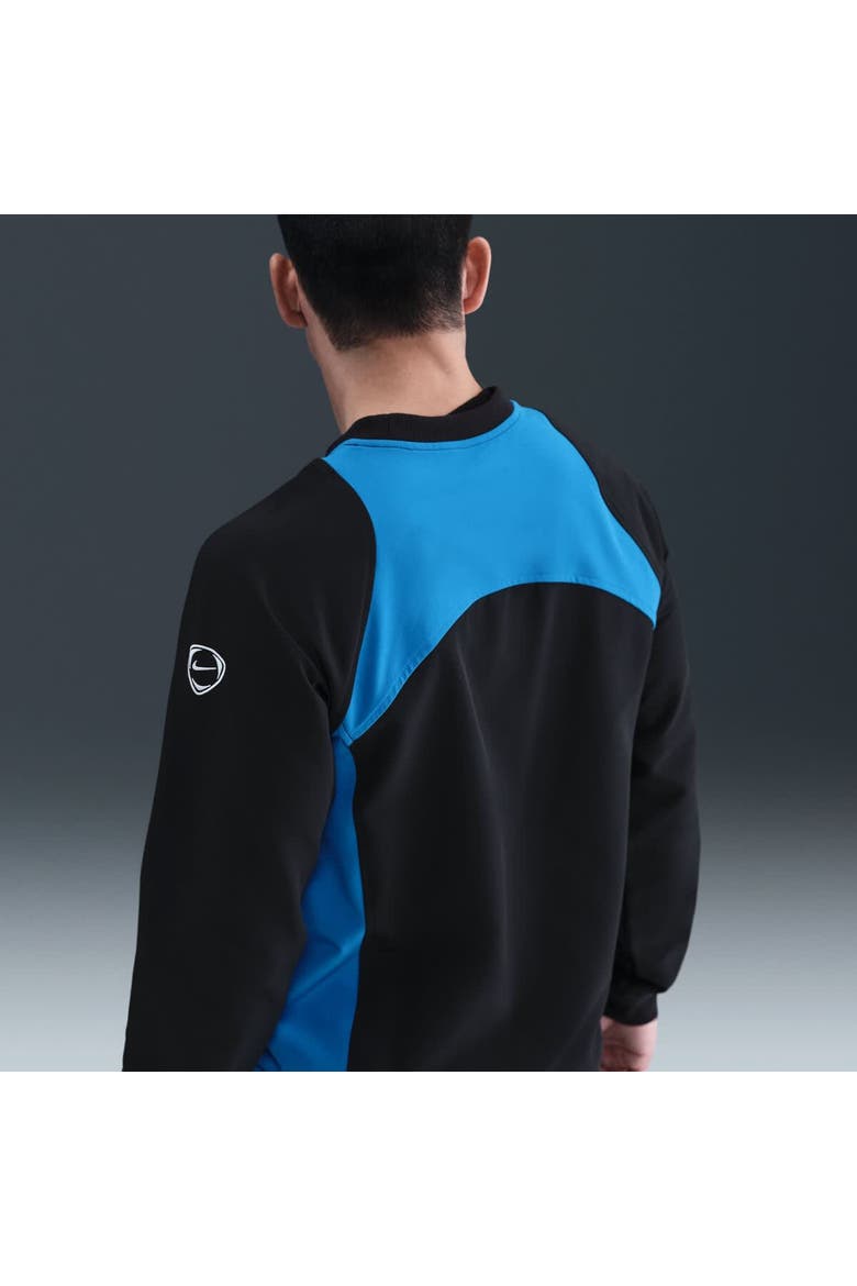 Men's Nike Black Atletico de Madrid Third T90 Pullover Sweatshirt, Alternate, color, Black