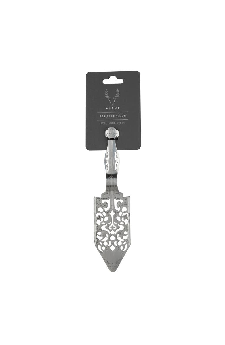 Viski Absinthe Spoon in Stainless Steel, Alternate, color, Silver