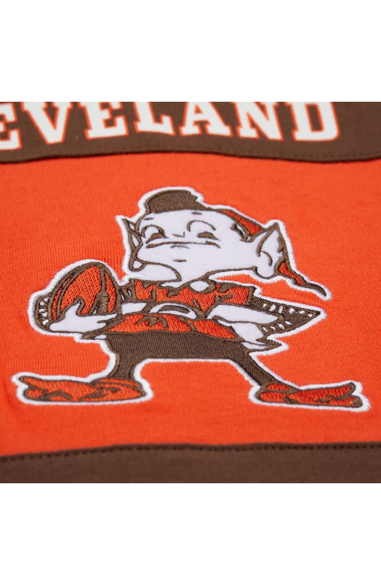 Mitchell & Ness Men's Mitchell & Ness Brown Cleveland Browns Retro Colorblock Tank Top, Alternate, color, Brown