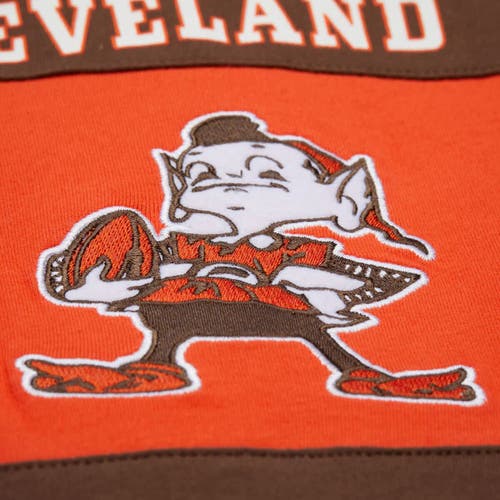 Mitchell & Ness Brown Cleveland Browns Retro Colorblock Tank Top In Brown