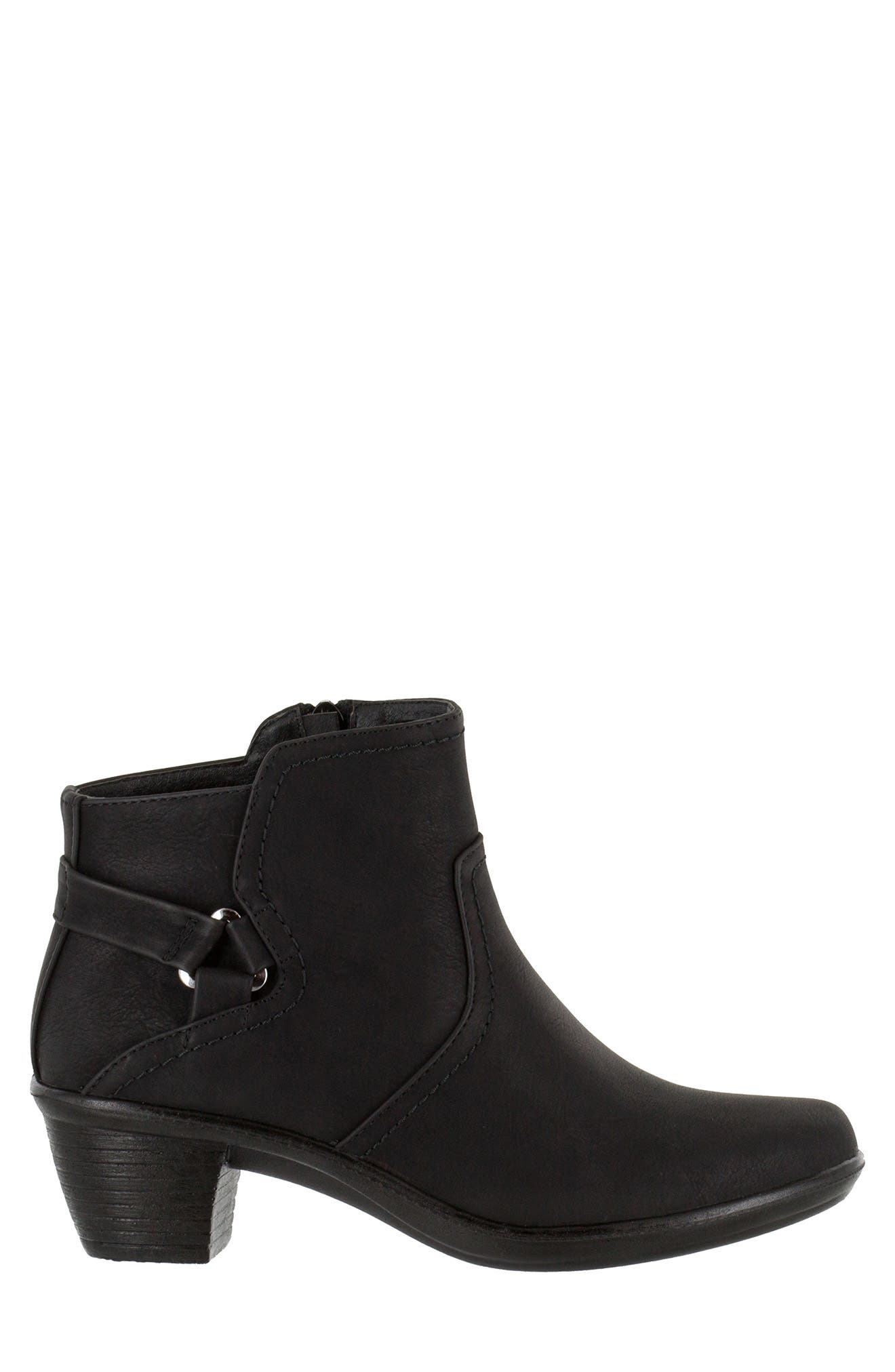 Dawnta Side Zip Boot, Alternate, color, BLACK MATTE