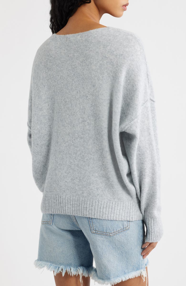 Rip Curl Emily Crewneck Sweater, Alternate, color, Light Grey Marle