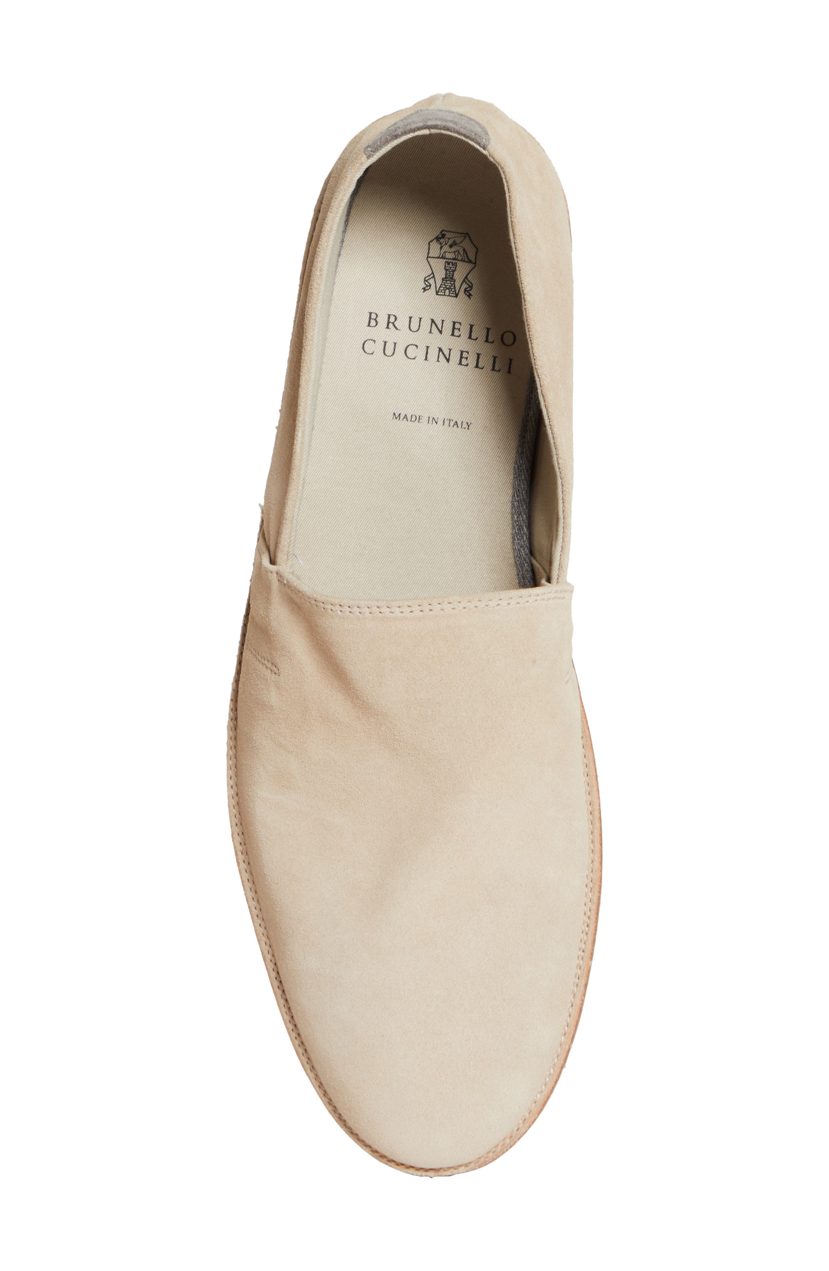 Brunello Cucinelli Suede Slip-On, Alternate, color, 