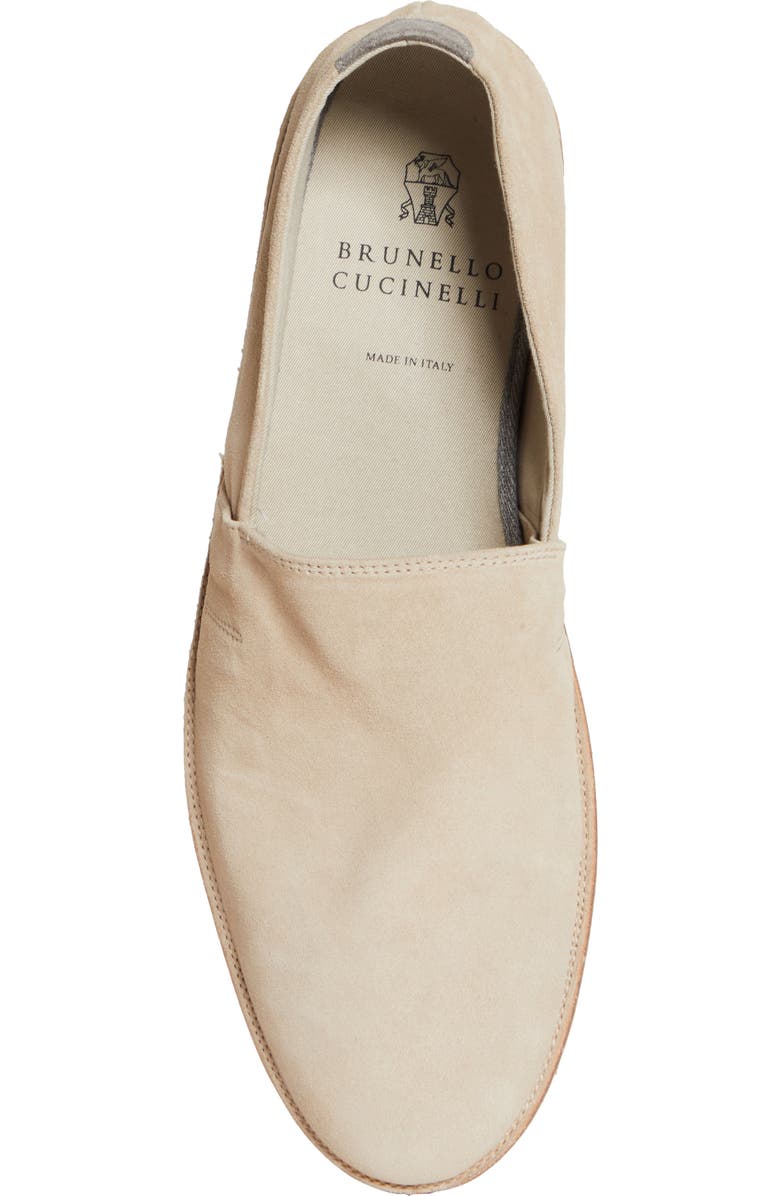 Brunello Cucinelli Suede Slip-On, Alternate, color,
