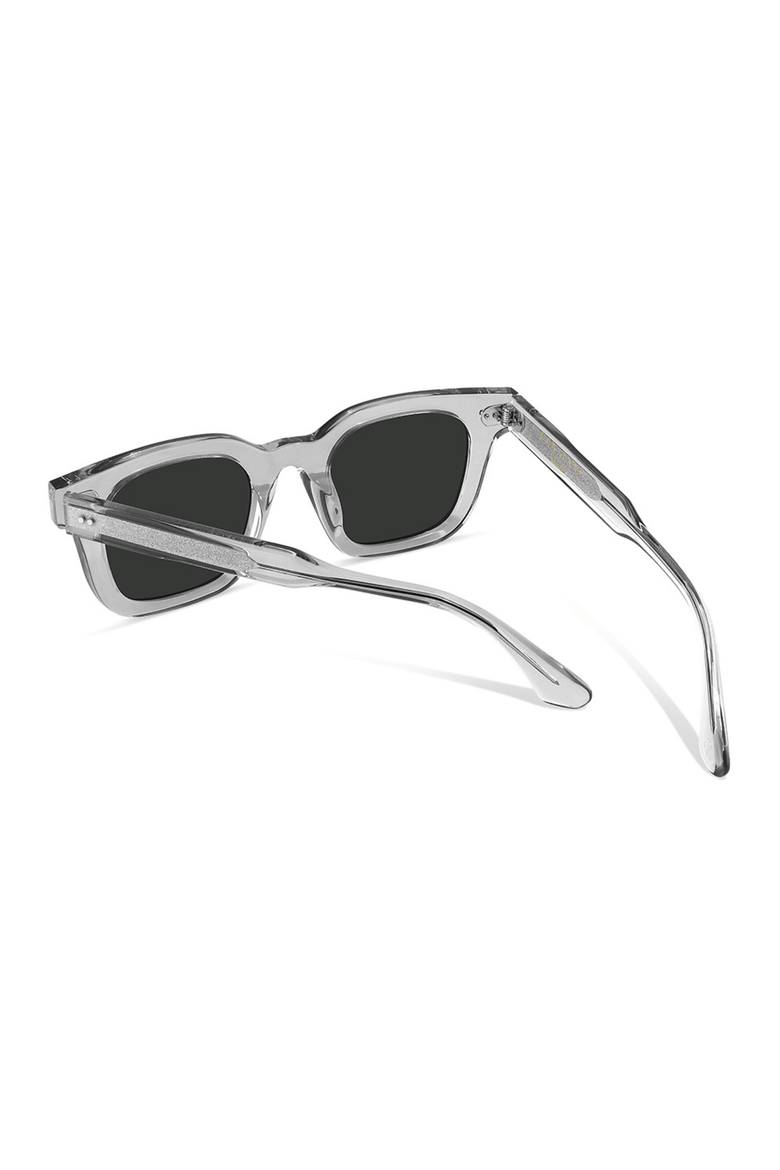 Cuadra 46mm Square Acetate Sunglasses, Alternate, color, Clear