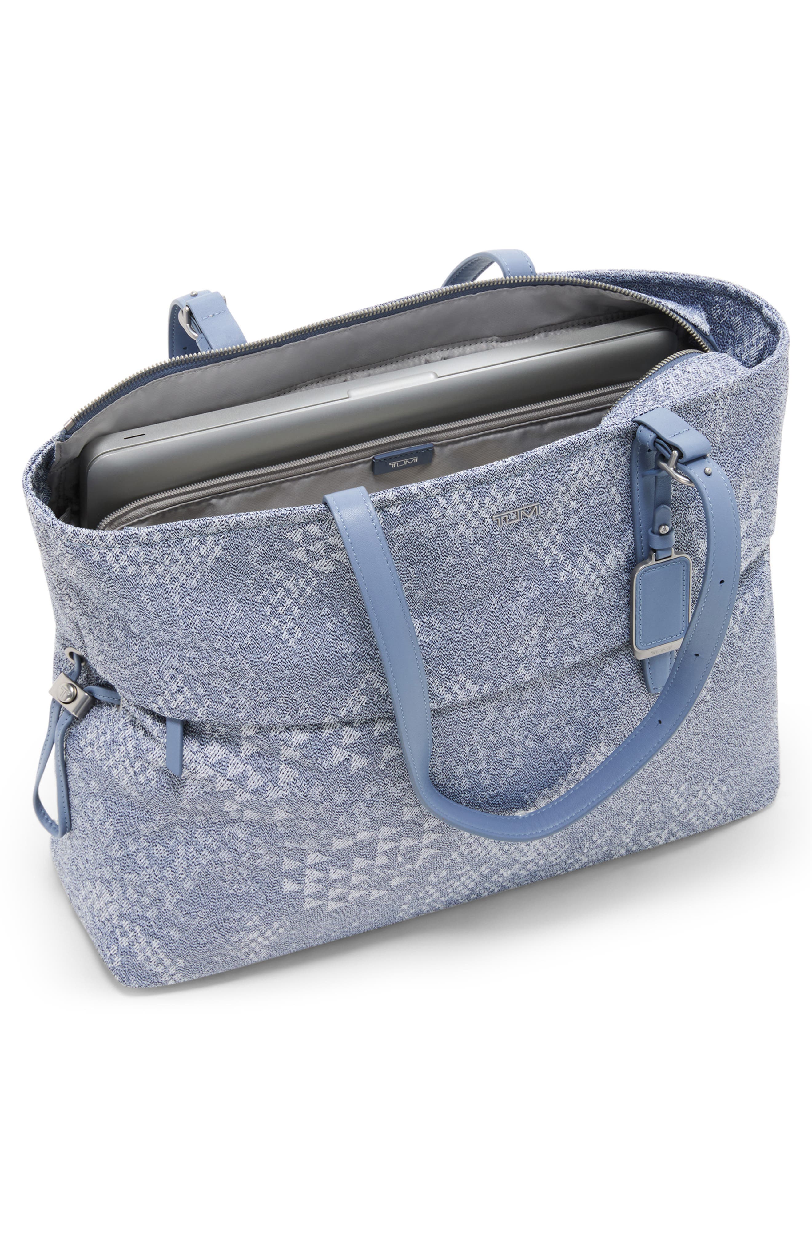 TUMI Voyageur Cam Large Tote, Alternate, color, Denim Blue