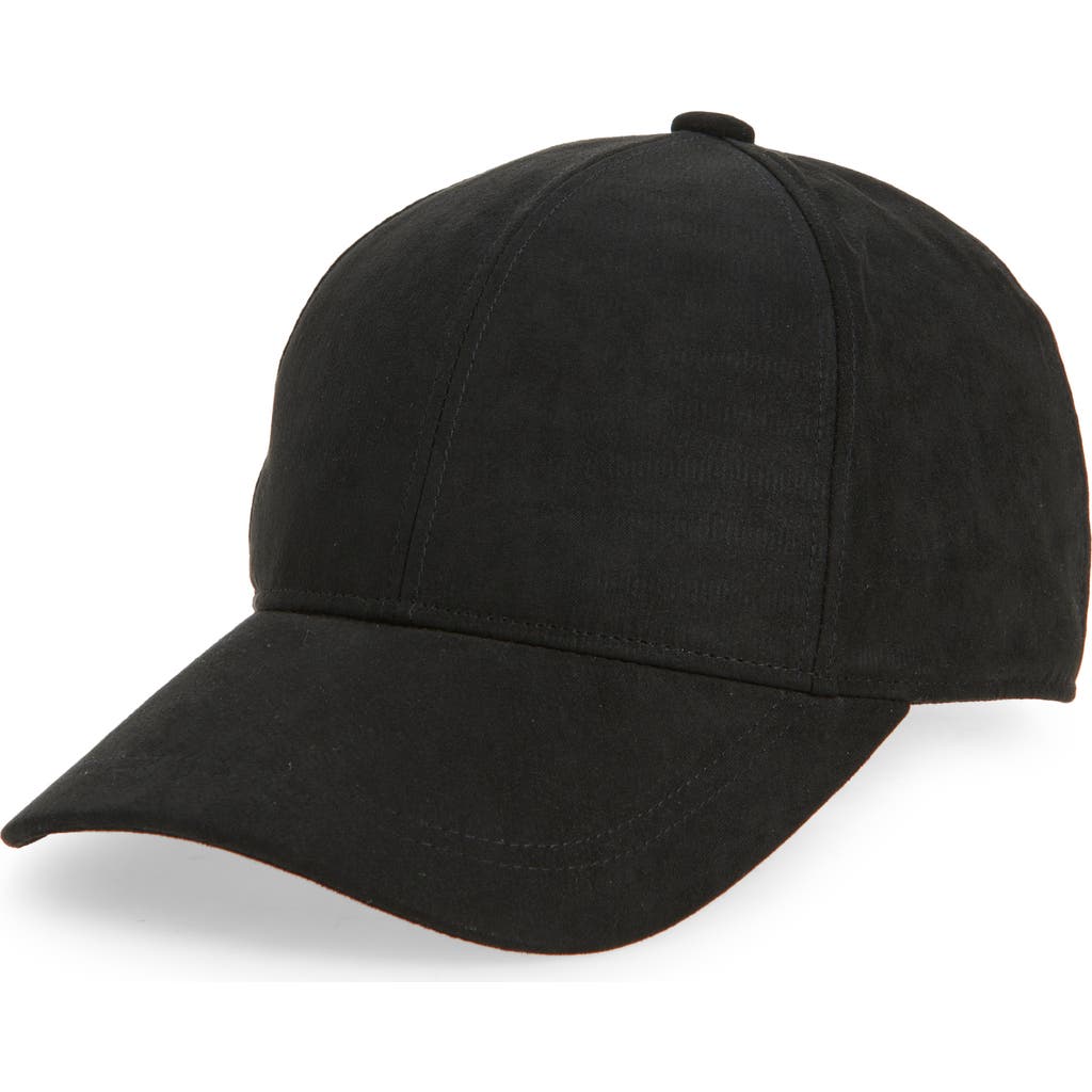 Nordstrom Faux Suede Baseball In Gold