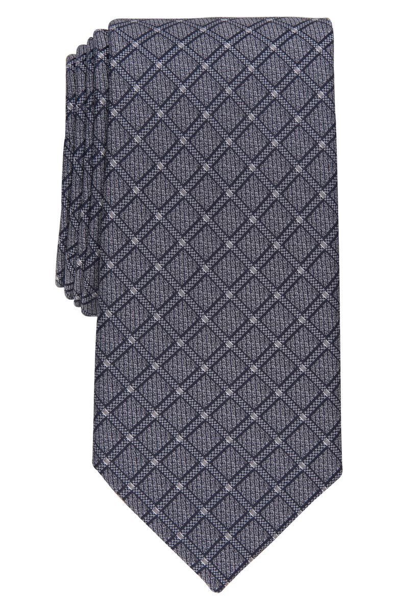 SAVILE ROW CO Textured Grid Tie, Main, color,