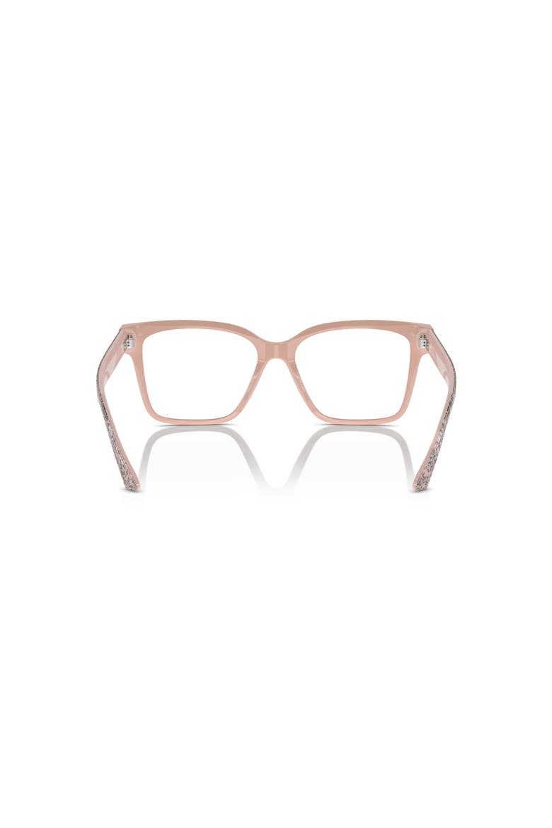 55mm Rectangle optical glasses, Alternate, color, Pink