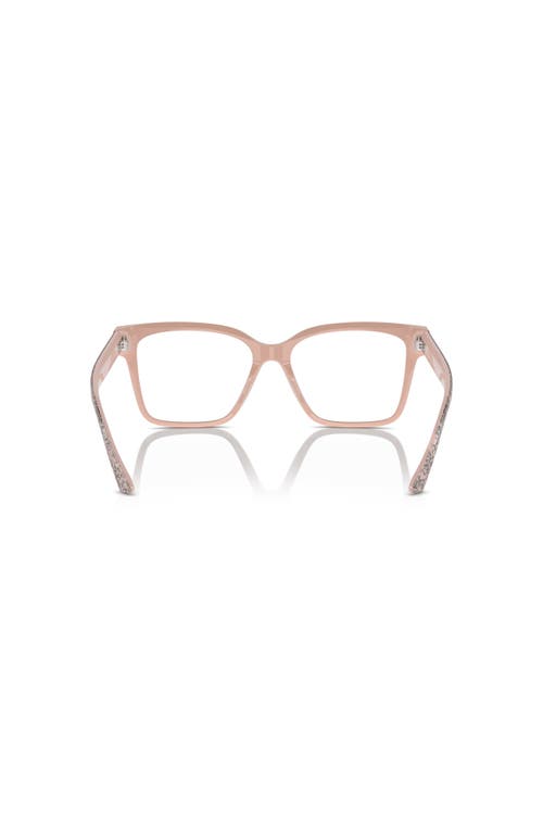 Jimmy Choo 53mm Rectangle Optical Glasses In Multi