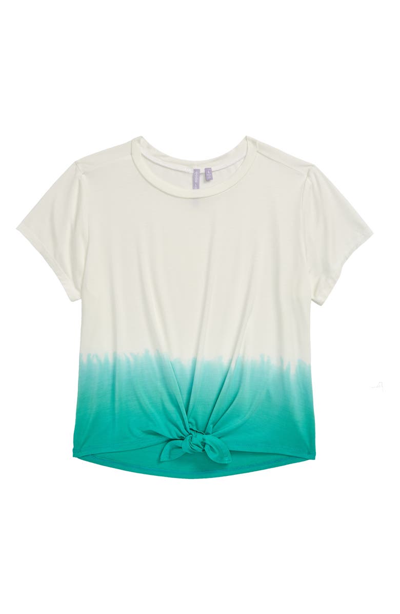 Good Luck Girl Dip Dyed Tee, Main, color, 