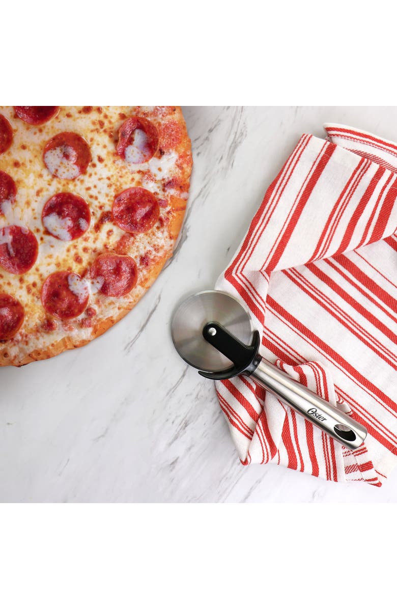 OSTER Baldwyn Stainless Steel Pizza Cutter Utensil, Alternate, color, Silver