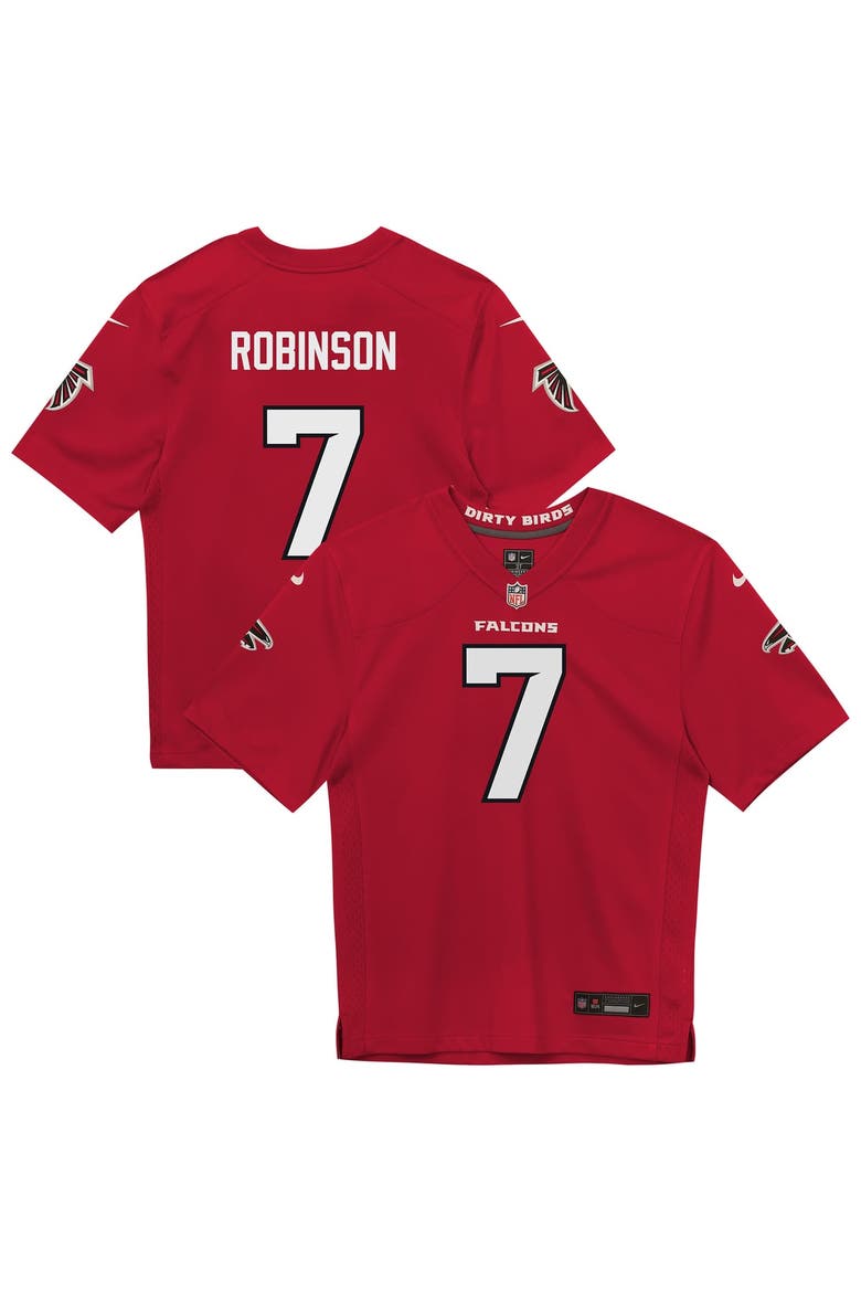 Preschool Nike Bijan Robinson Red Atlanta Falcons Team Game Jersey, Main, color, Red