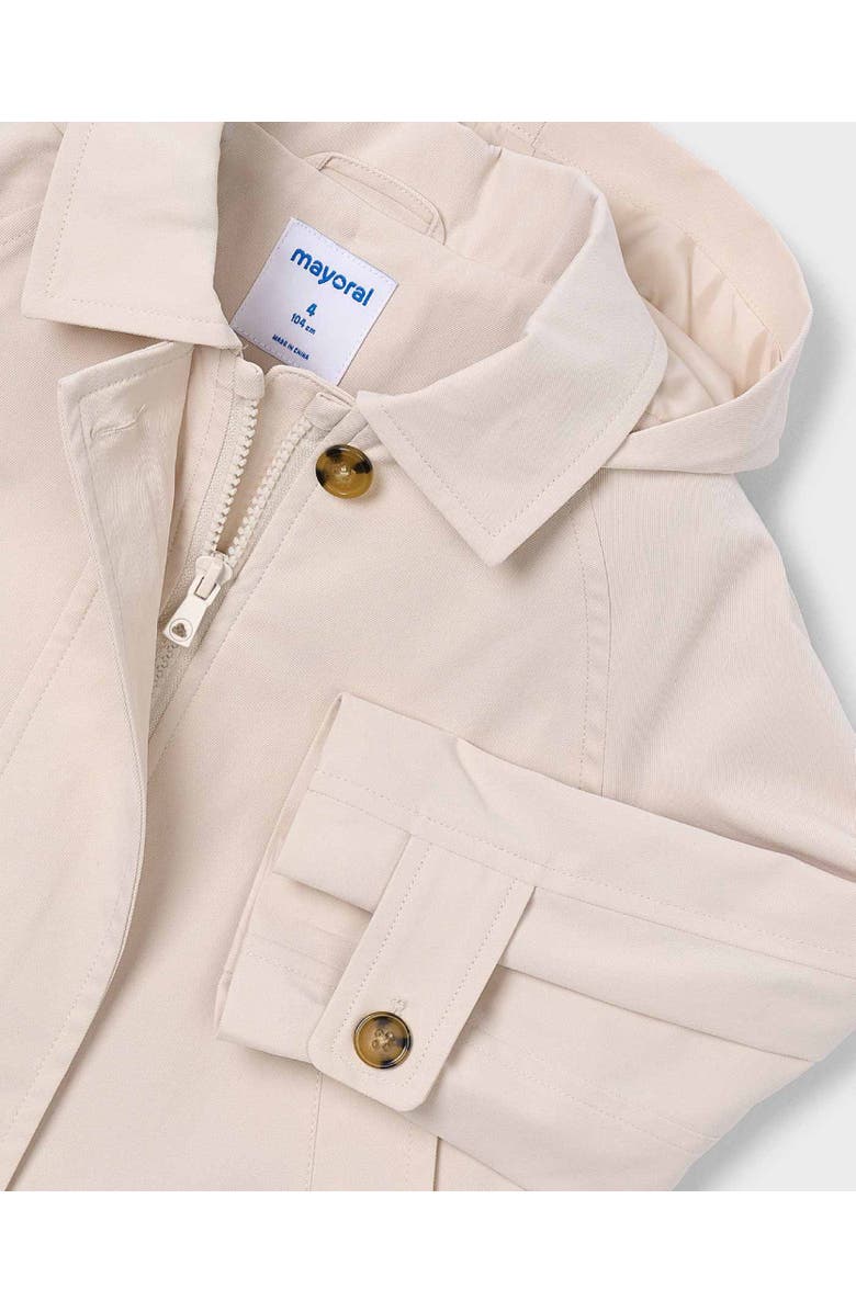 Mayoral Hooded Windbreaker, Alternate, color, Light Beige