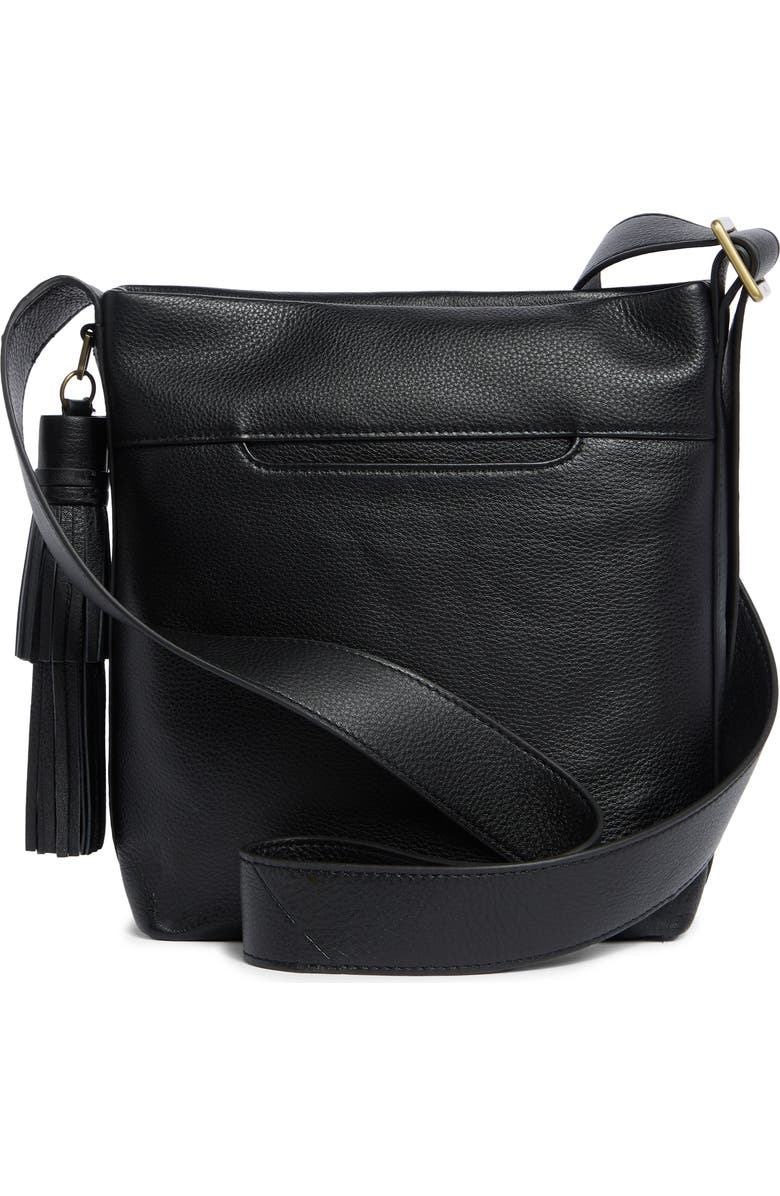 HOBO Blaze Bucket Crossbody Bag, Alternate, color, Black