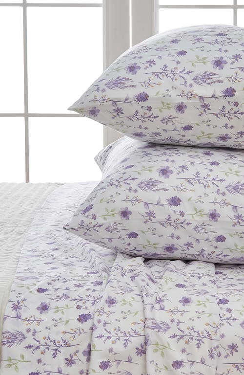 Woven & Weft Floral Print Microfiber Sheet Set