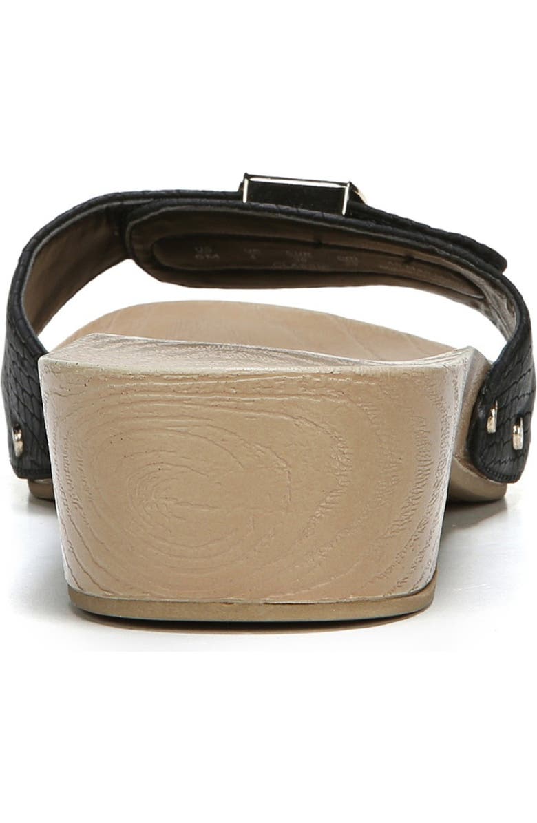 Dr. Scholl's Classic Snake Embossed Sandal, Alternate, color, Black Ventura Snake