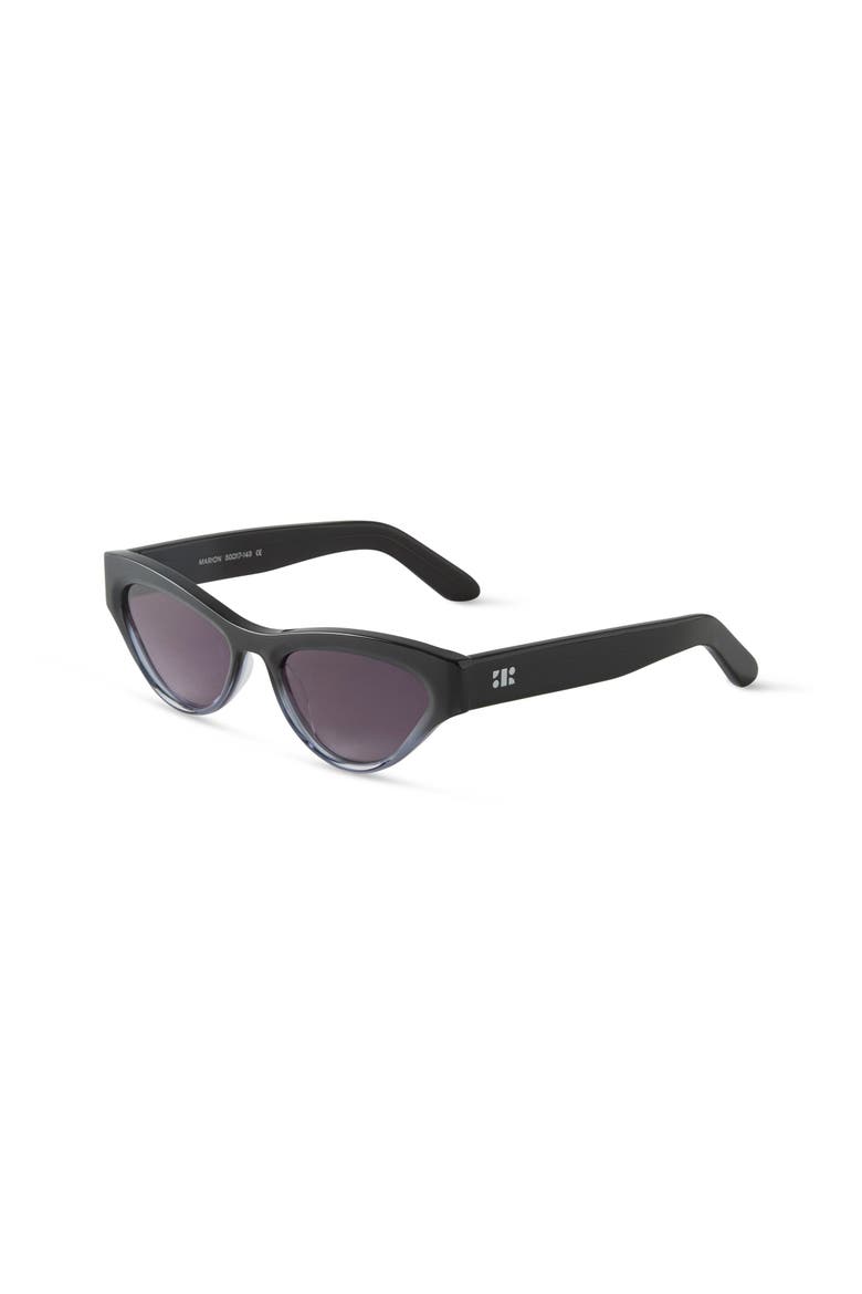 Marion Sunglasses, Alternate, color, Blue / Clear / Grey