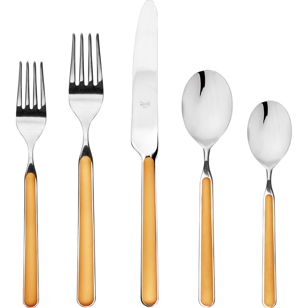 Mepra Fantasia Flatware Set In Orange