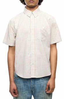 Round Two Als Check Short Sleeve Button-Up Shirt