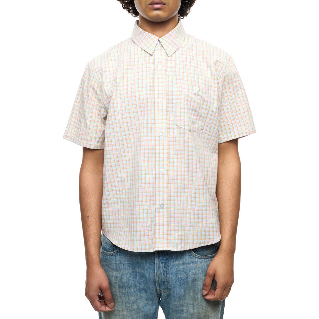 Round Two Als Check Short Sleeve Button-up Shirt