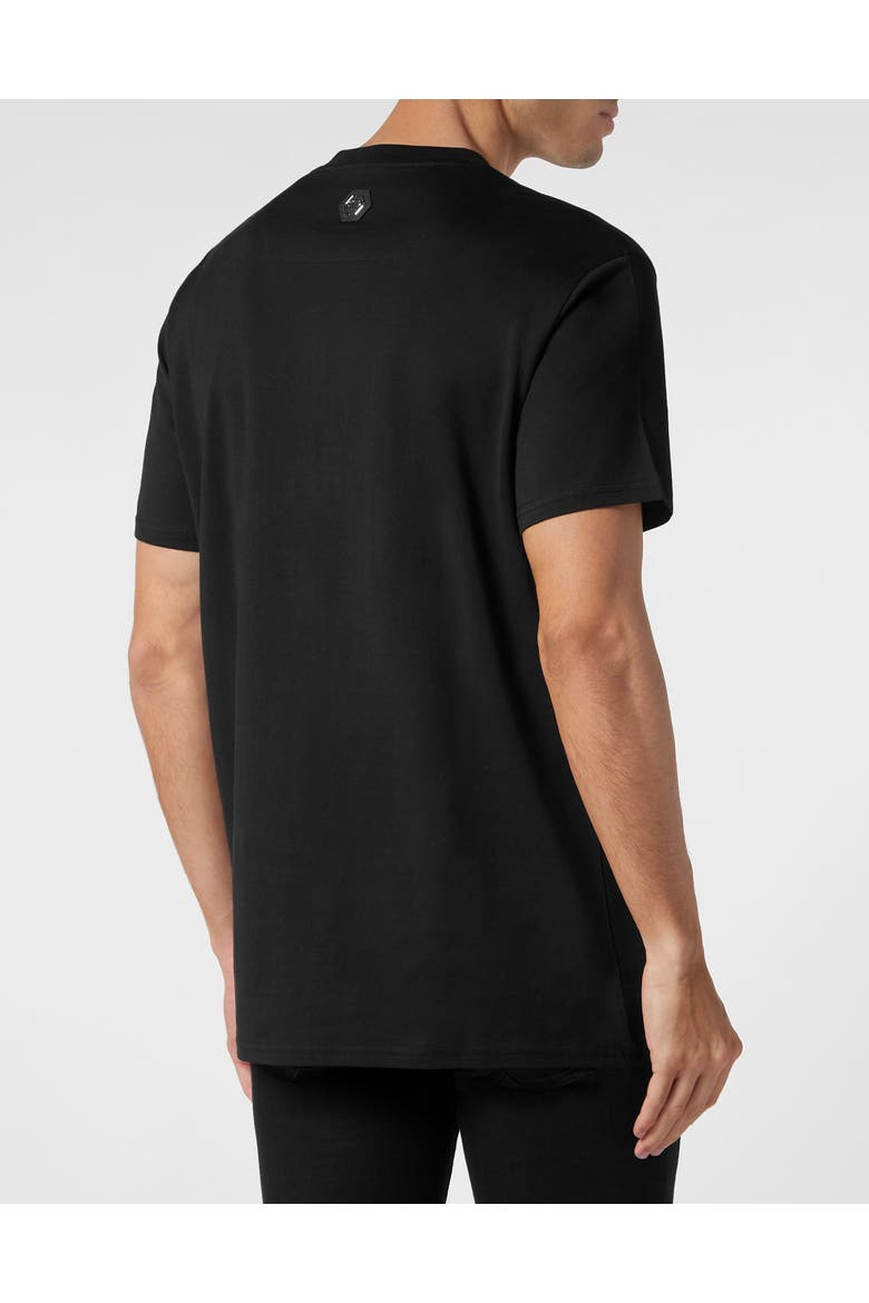 T-Shirt Round Neck Ss Smile Men, Alternate, color, black