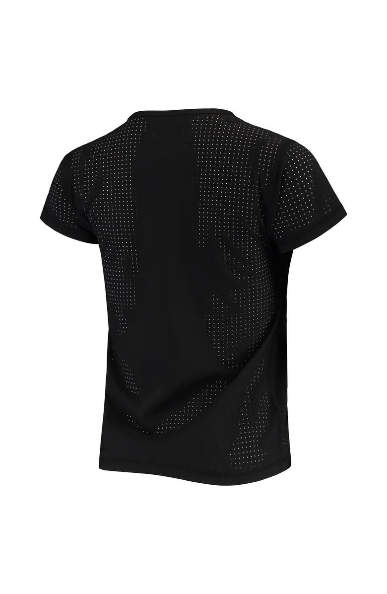 THE WILD COLLECTIVE Women's The Wild Collective Black Portland Timbers Mesh T-Shirt, Alternate, color, 