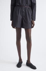 Lemaire Washed Cotton & Silk Boxer Shorts