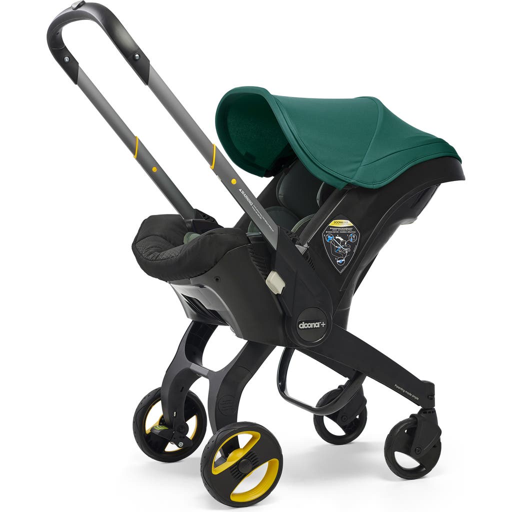 Doona Convertible Infant Car Seat/Compact Stroller System with Base in Racing Green  product