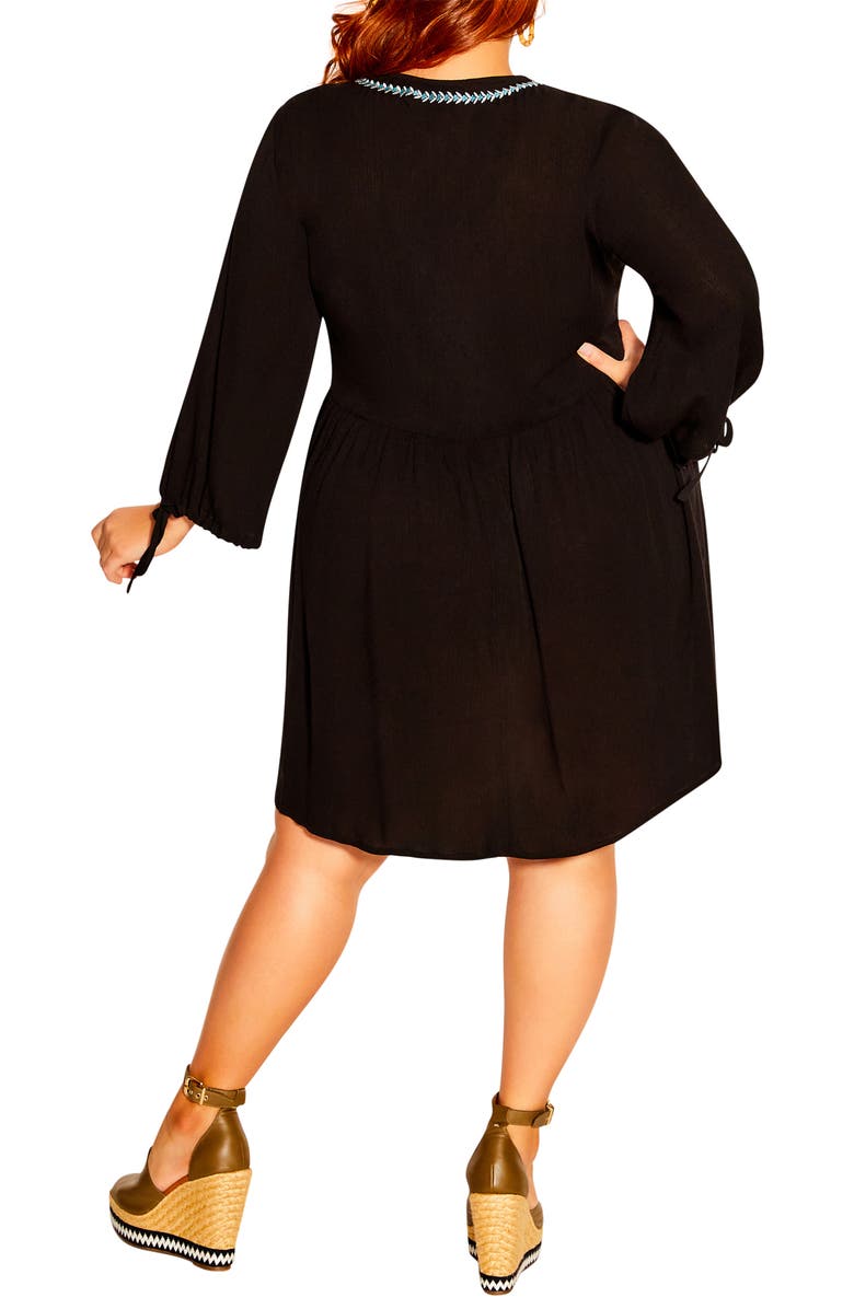 City Chic Dreamy Embroidery Dress, Alternate, color, 