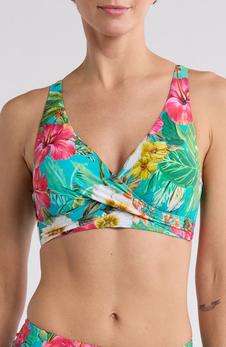 JANTZEN Vera Surplice Bikini Top, Main, color, 