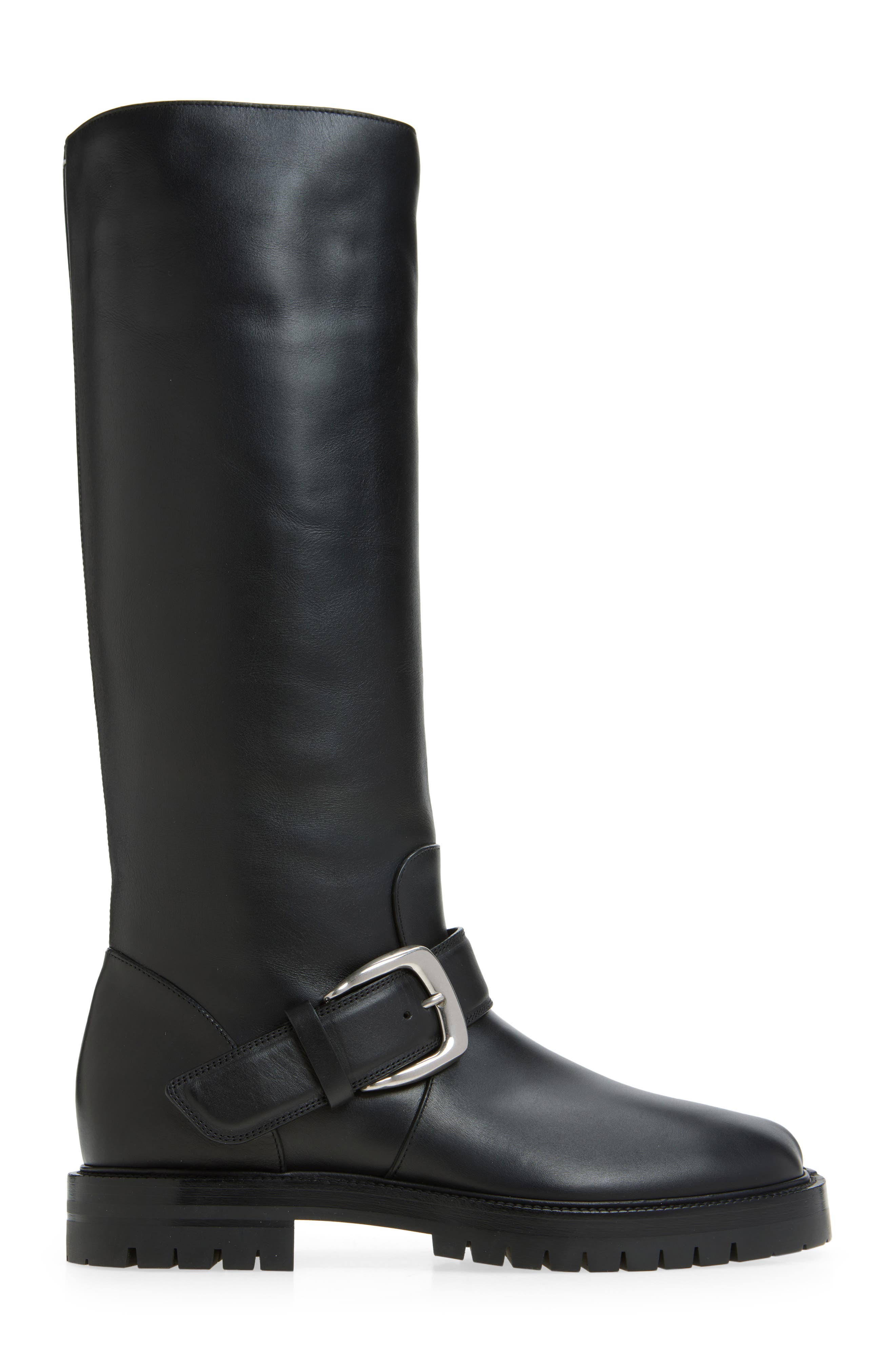 Maison Margiela Tabi County Knee High Boot, Alternate, color, Black