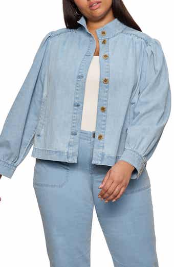 Button-Up Denim Jacket
