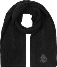 Lauren Ralph Lauren direct embroidery cable scarf