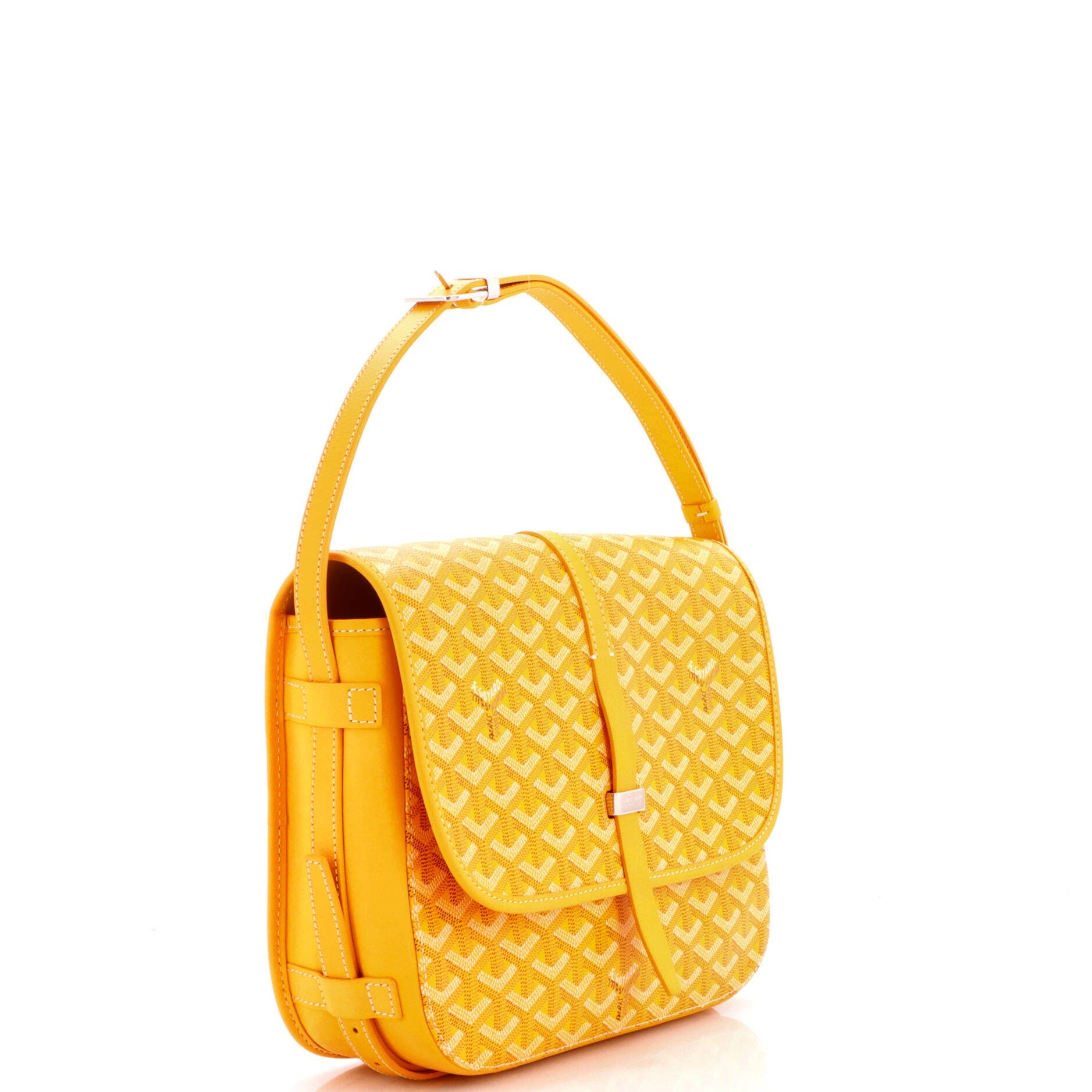 Belvedere II Messenger Bag Coated Canvas MM, Alternate, color, Yellow