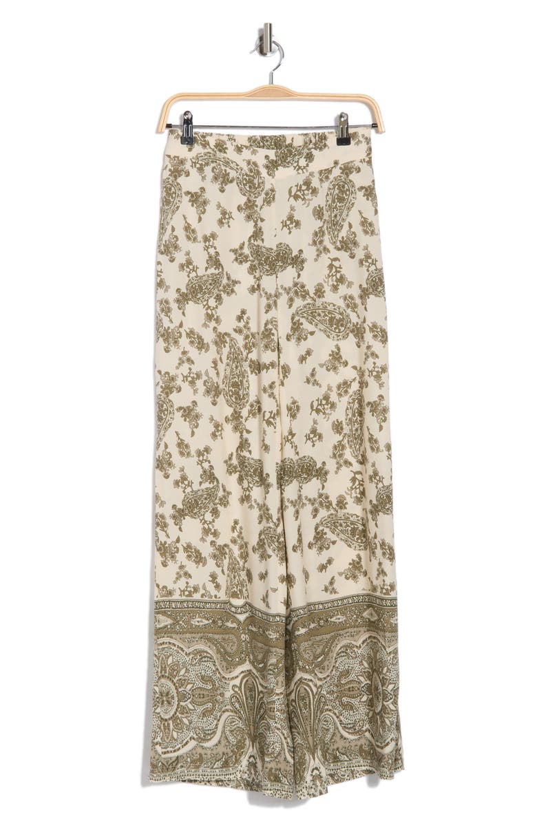Printed Wide Leg Pants