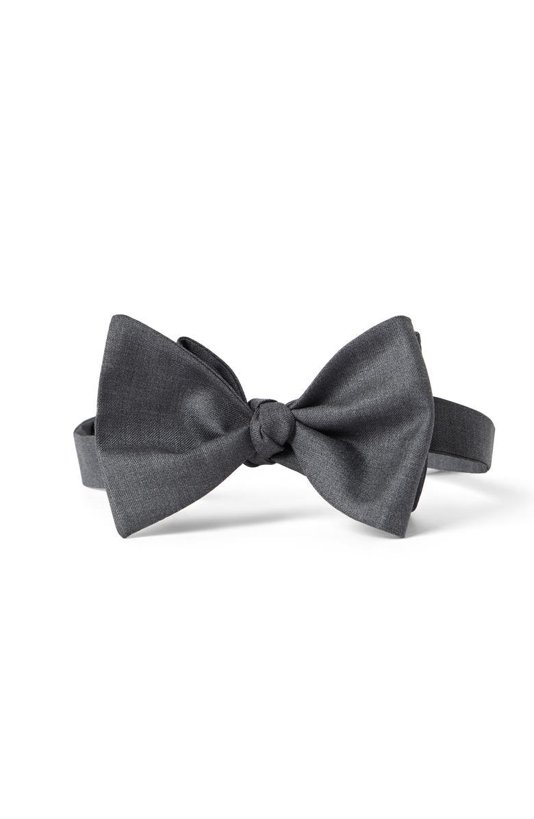 Brunello Cucinelli Bowtie, Main, color, Medium Grey