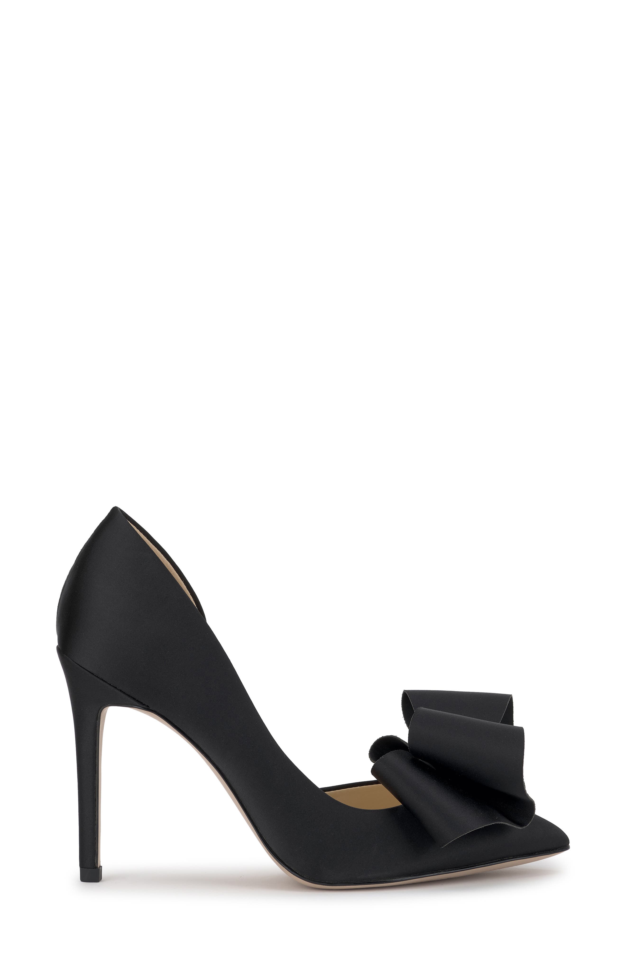 Jessica Simpson Penari Pointed Toe Half d'Orsay Pump, Alternate, color, Black