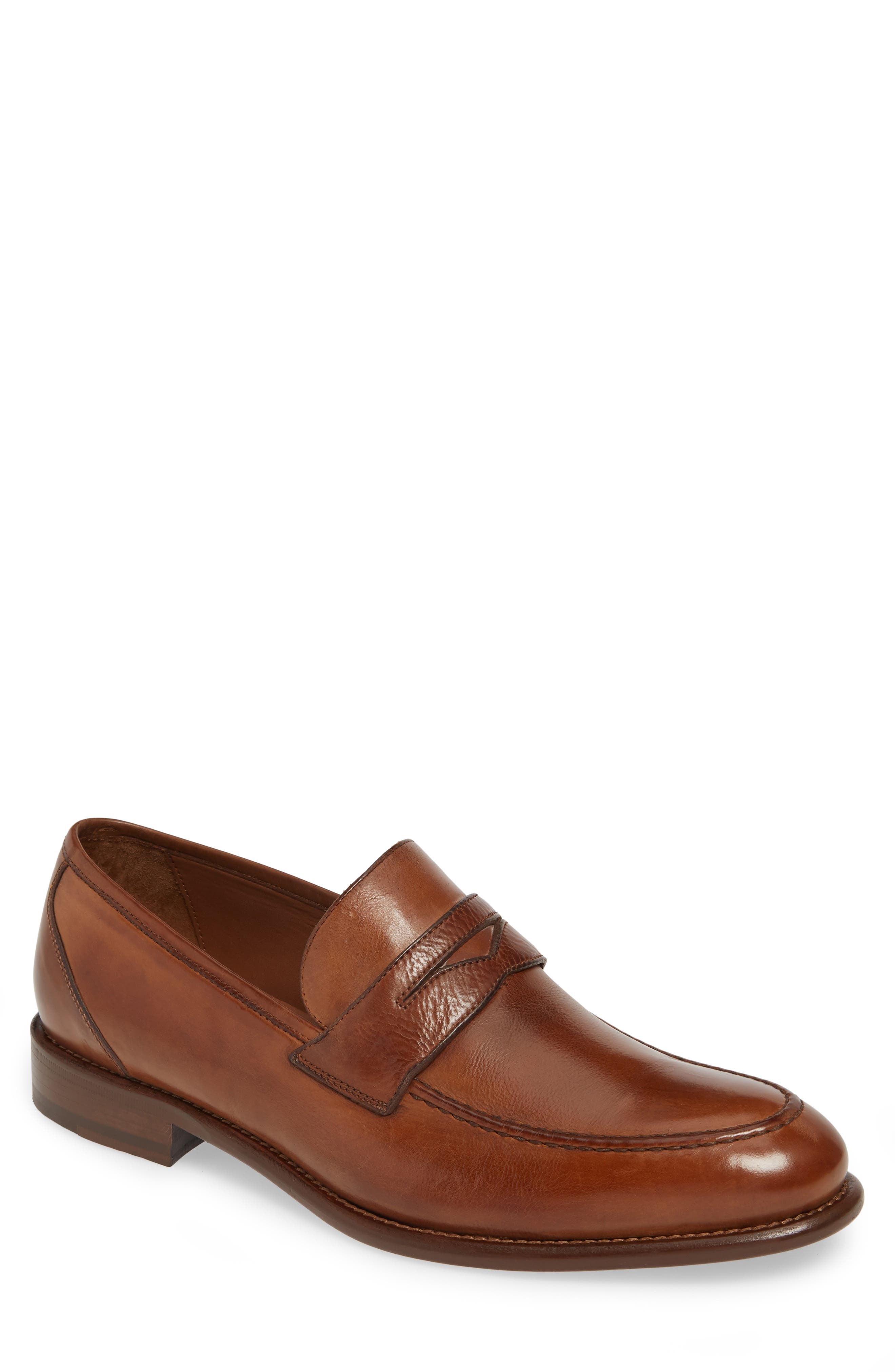 Johnston & Murphy J&M 1850 Bryson Penny Loafer, Main, color, 
