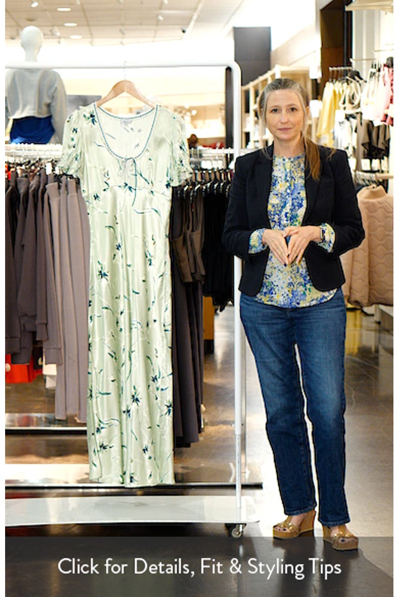 Allison Floral Tie Front Maxi Dress video