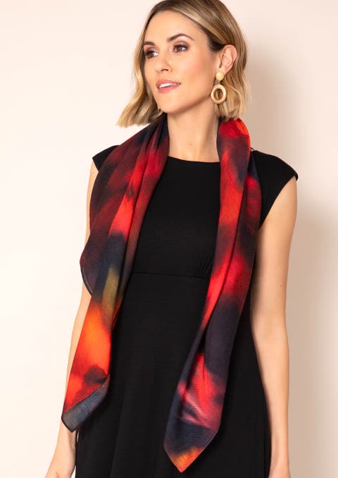 Minerva Silk Wool Scarf