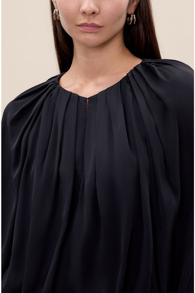 Lillith Bubble Top, Alternate, color, Black