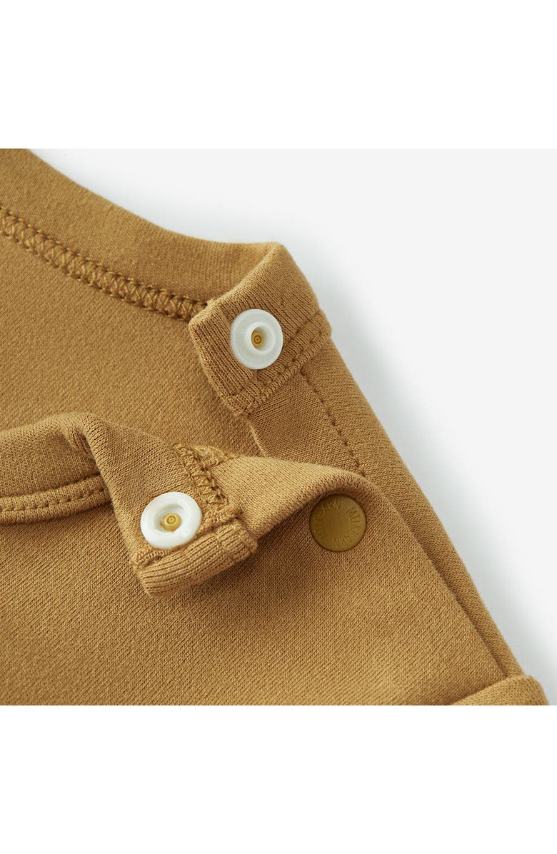 Milkbarn Brushed Long Sleeve T-Shirt, Alternate, color, Peanut