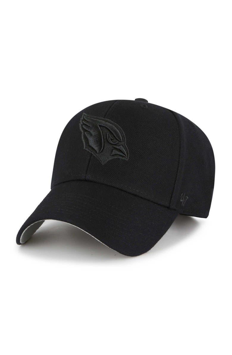 '47 Men's '47 Black Arizona Cardinals  Tonal MVP Adjustable Hat, Main, color, Black
