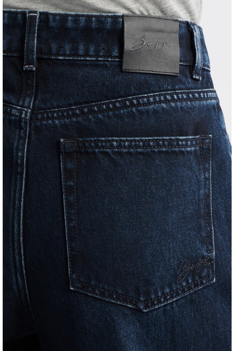 Marlene High Waist Wide Leg Jeans, Alternate, color, DARK BLUE