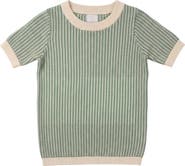 Clô Crew Neck in Knit Texture Top