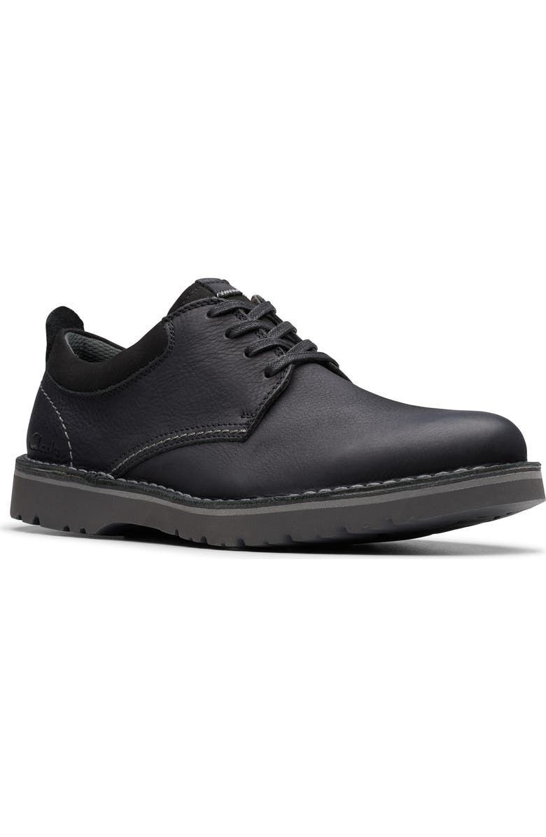 Clarks<sup>®</sup> Eastridge Plain Toe Derby, Main, color, Black Leather