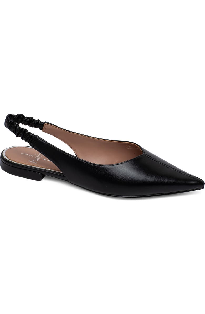 Linea Paolo Diana Slingback Pointed Toe Flat, Main, color,