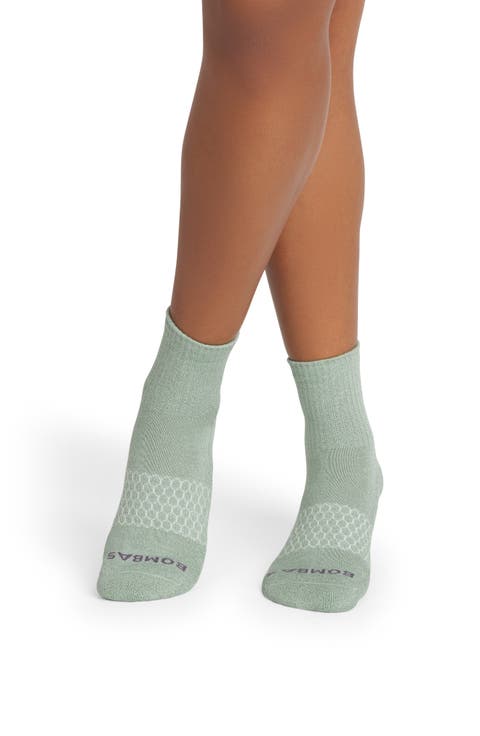 Marled Quarter Socks